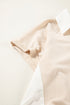 Jet Stream Shirt Collar Buttoned Patchwork Short Sleeve Mini Dress